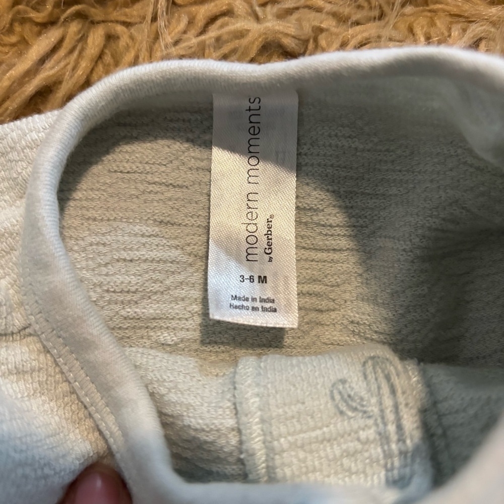 Southwest Baby Rompers Mint Green Cactus & Black “Howdy” Spring Summer Lot 3-6mo - Picture 5 of 10